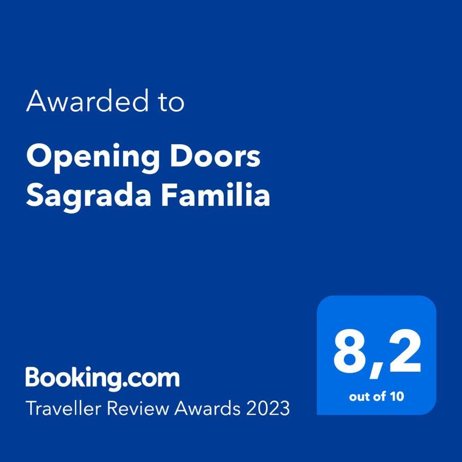 바르셀로나 Opening Doors Sagrada Familia 아파트 외부 사진