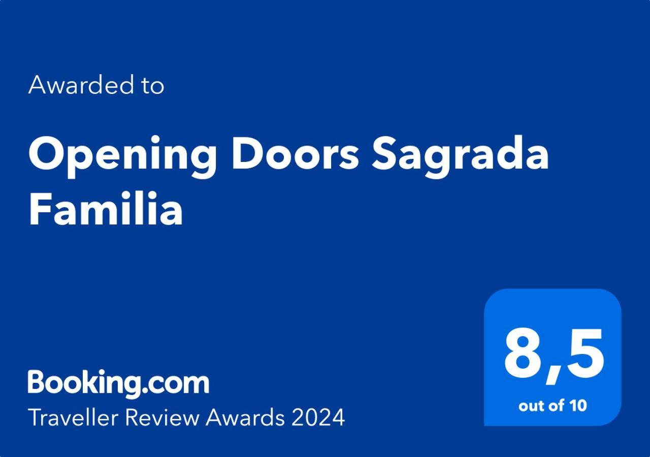 바르셀로나 Opening Doors Sagrada Familia 아파트 외부 사진